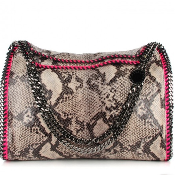 Sac portefeuille en cuir synthétique effet python Falabella